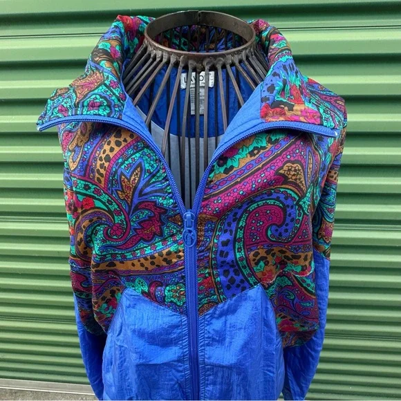 Lavon by Cheerful Corp Vintage 80s/90s Bomber Style Jacket Windbreaker Track - Picture 2 of 15